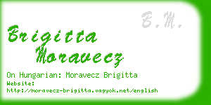 brigitta moravecz business card